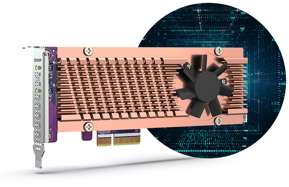 QNAP TS-432X binnenwerk