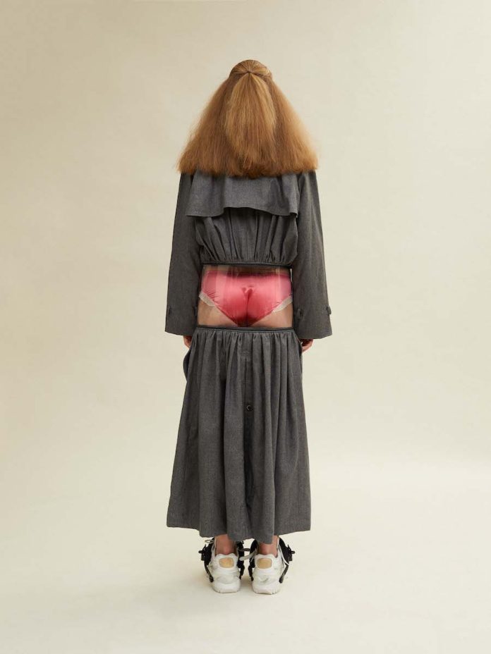 Josefine wearing Bless Styling Georgia Pendlebury for Exhibition magazine 2018 C Blommers Schumm Blommers & Schumm