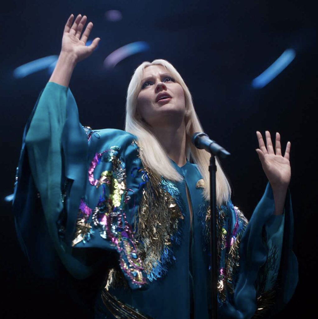 Avatar van Agneta (2022). Officiële persfoto van de ABBA Voyage. AI