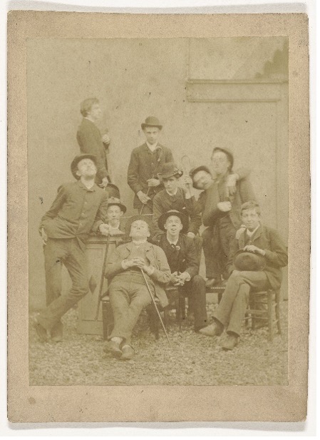 Studentengroep, Kiek, 1887